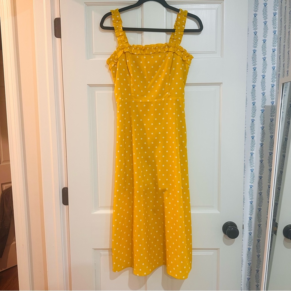 Yellow Polka Dot Dress